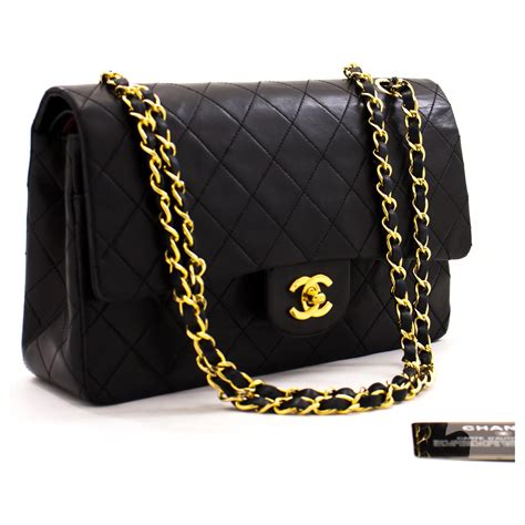 chanel vintage black leather chain me flap bag|Vintage Chanel bags for sale.